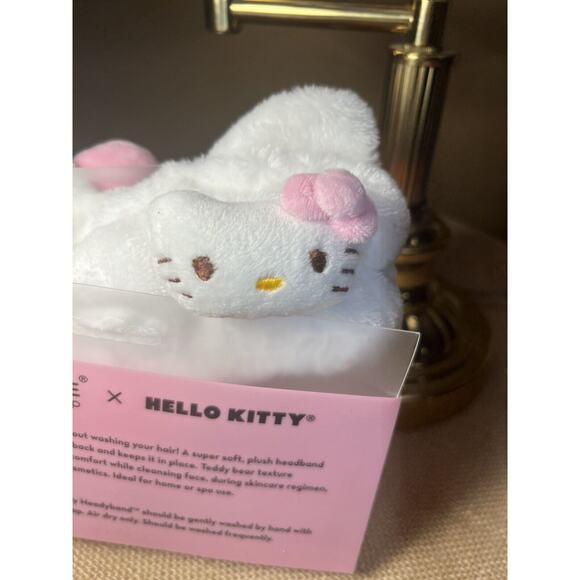 HELLO KITTY White Kitty Ears with Pink Bow Headband-NWT - Picture 6 of 8
